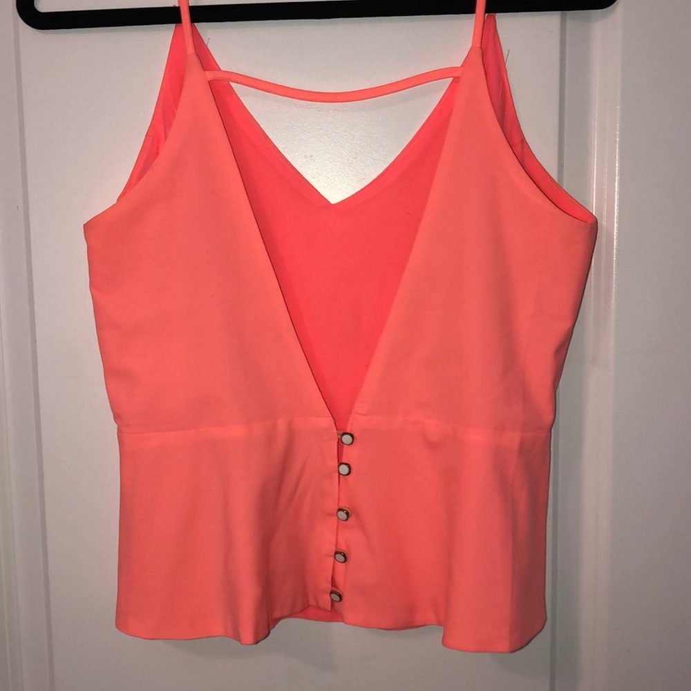 Bright Pink Peplum